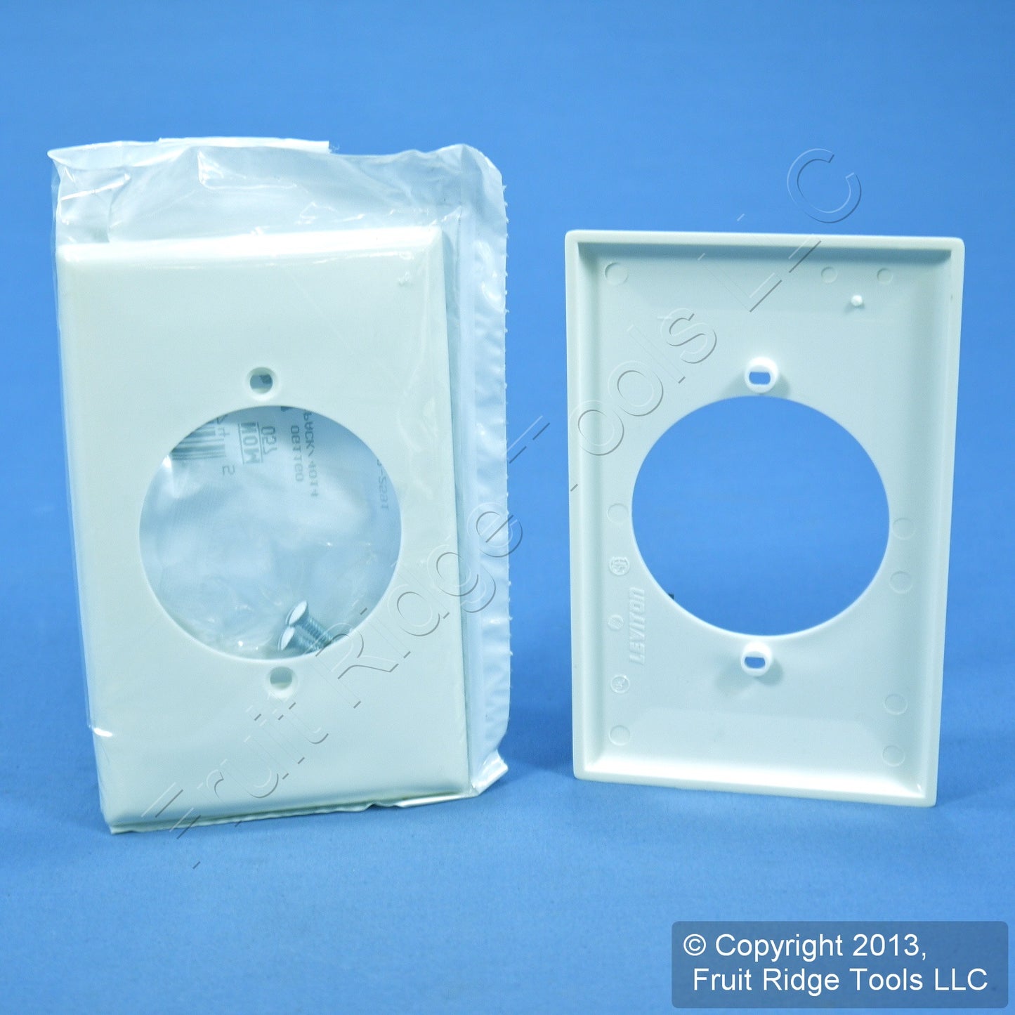 Leviton 80728-W White 1-Gang Power Outlet 2.15" Unbreakable Midway Covers 25pcs