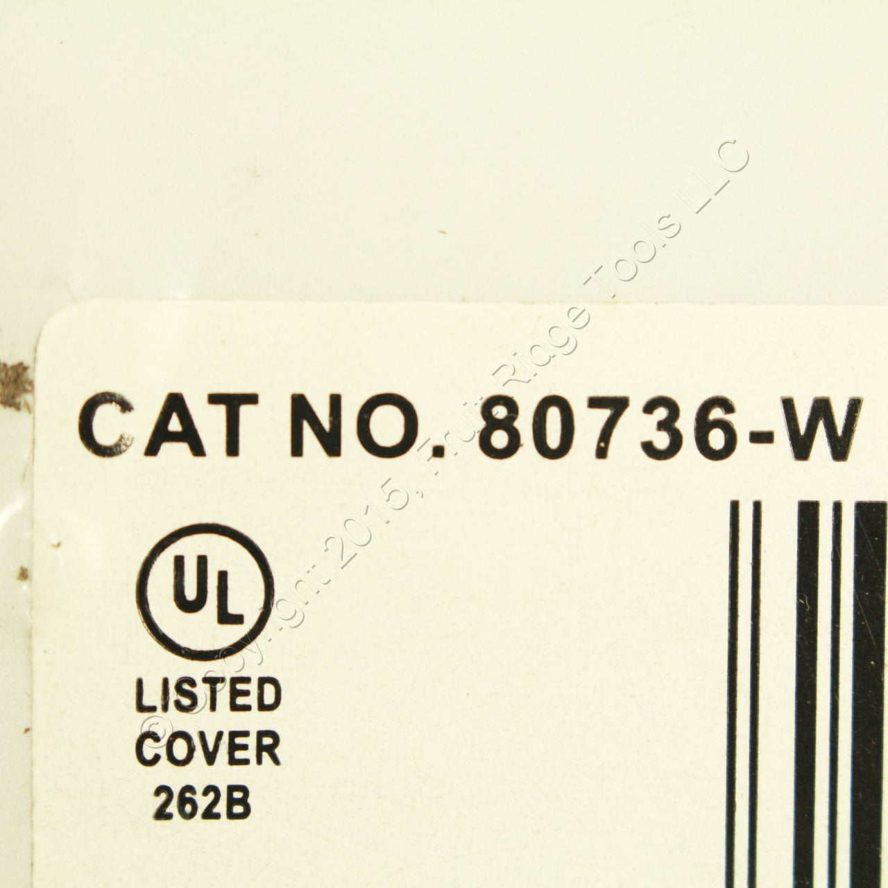 Leviton 80736-W White 6-Gang Toggle Unbreakable Nylon Standard Wallplate Cover