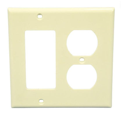 Leviton Almond Decora Gfci Gfi Cover Duplex Outlet Receptacle Wall Plate 80746-A
