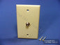 Leviton 80781-I-001 Ivory 1-Gang Coaxial Cable Wall Plate Video Jack F-Type CATV