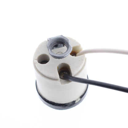 Leviton 8152-8 Porcelain Light Sockets Black Flange Lampholder Medium Base 10pcs