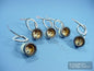 5 Leviton Porcelain Light Sockets Flanged Lamp Holder Medium Base Keyless 8152-8