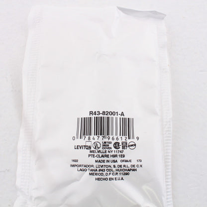 Leviton 82001 Almond 1-Gang Toggle Switch Plastic Standard Wallplate Covers 5pcs