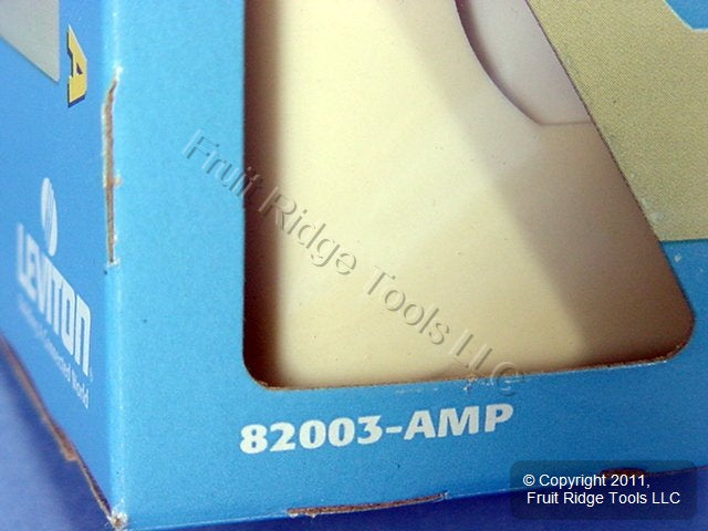 Leviton 82003 Almond 1-Gang Duplex Outlet Plastic Standard Wallplate Cover 10pcs