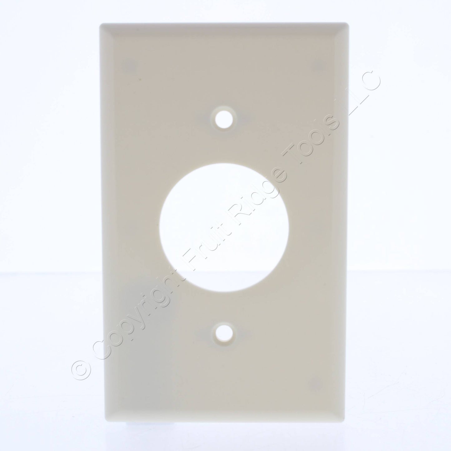 Leviton 82004 Almond 1-Gang Single 1.406" Receptacle Thermoset Wallplate Covers