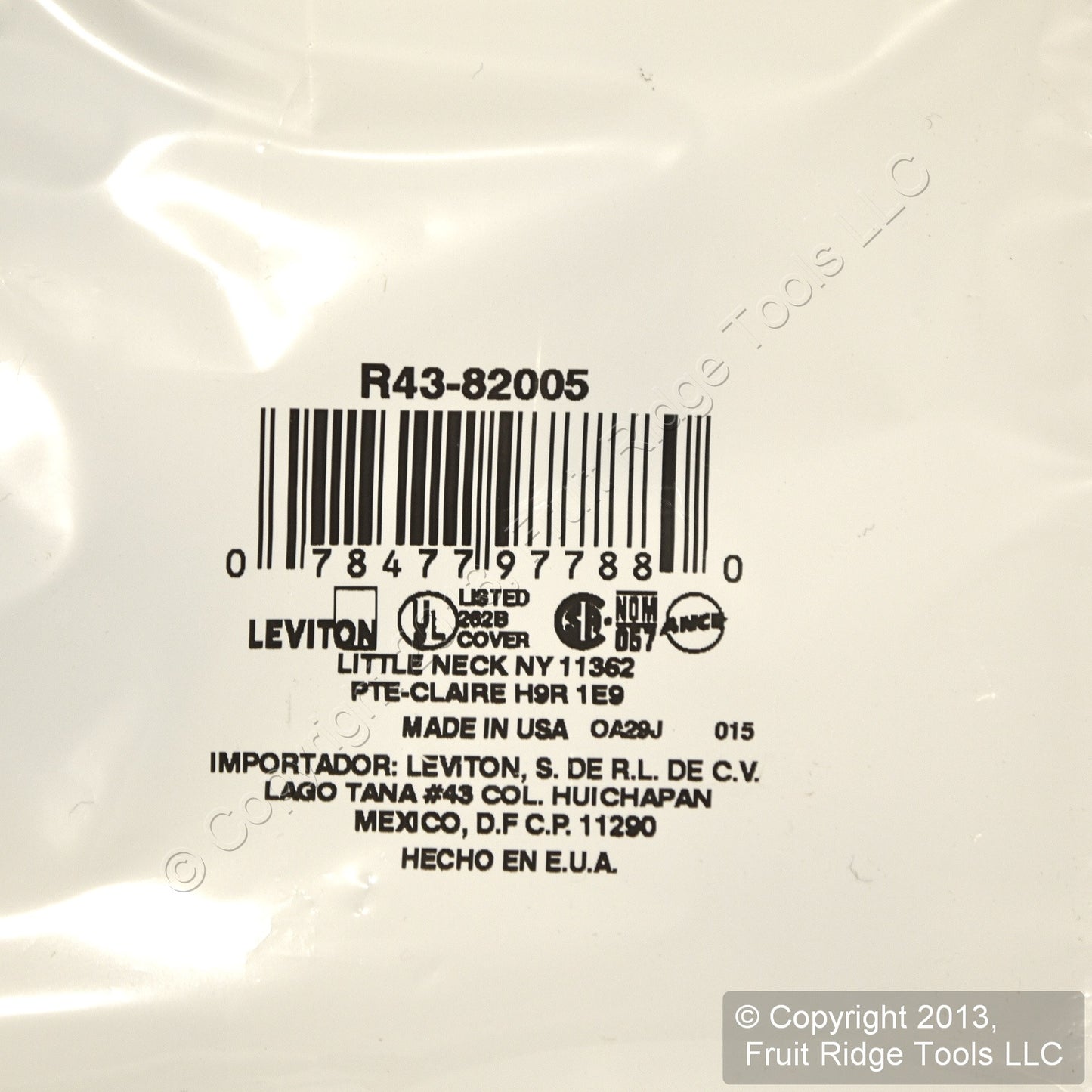 Leviton 82005 Almond 2-Gang Toggle Duplex Outlet Standard Wallplate Cover 150pcs