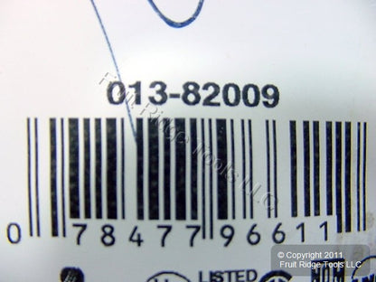 Leviton L82009 Almond 2-Gang Toggle Switch Plastic Standard Size Wallplate Cover