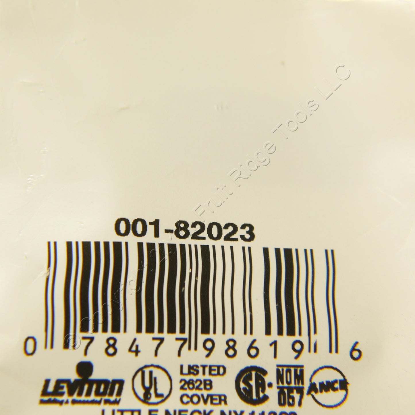 Leviton 82023 Almond 5-Gang Toggle Switch Plastic Standard Wallplate Cover Plate