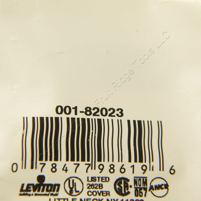 Leviton 82023 Almond 5-Gang Toggle Switch Plastic Standard Wallplate Cover Plate