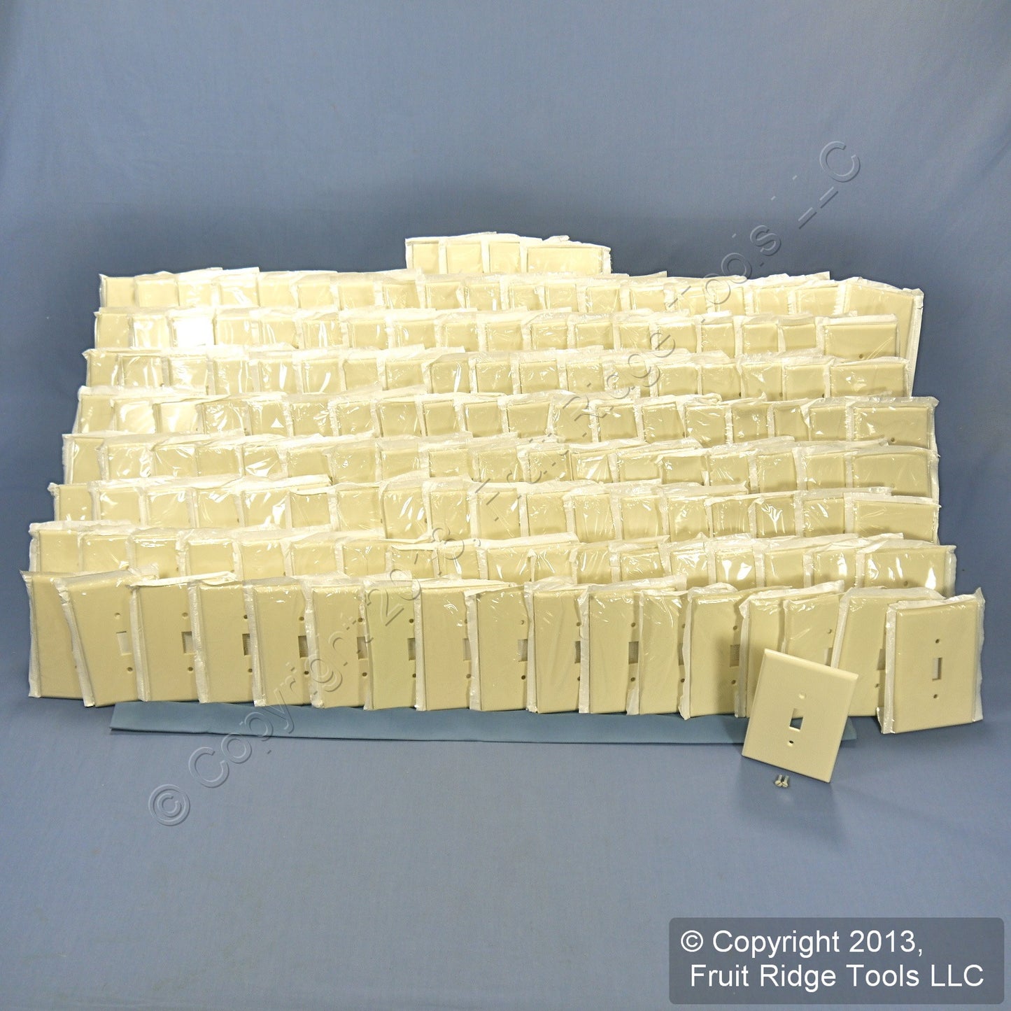 Leviton 82101-A Almond Residential Toggle Oversize Switch Cover Wallplate 150pcs