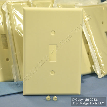Leviton 82101-A Almond Residential Toggle Oversize Switch Cover Wallplate 200pcs