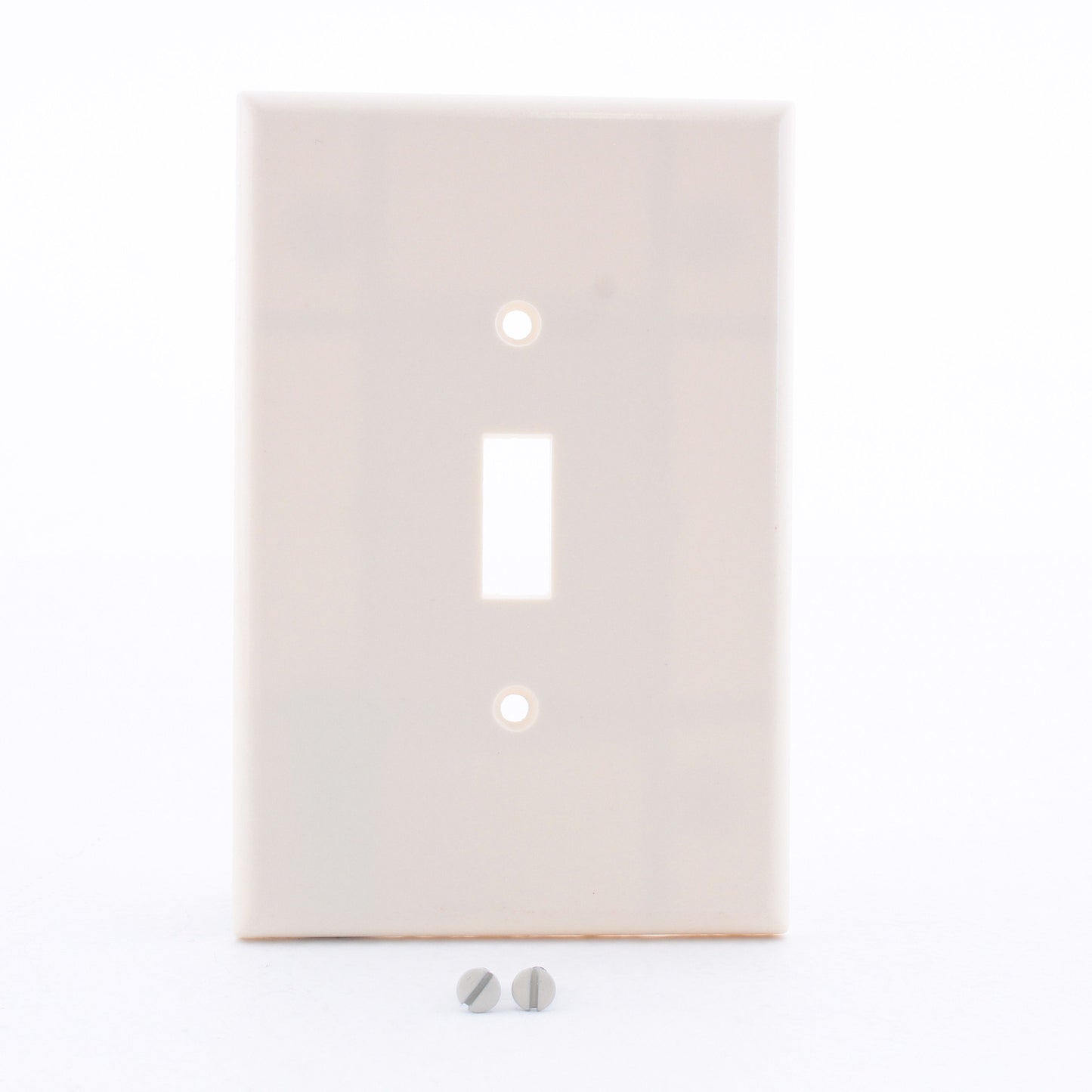 Leviton 82101-A Almond 1-Gang Toggle Switch Plastic Oversize Wallplate Cover