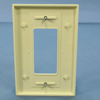 Leviton 82601 Almond 1-Gang Plastic Decora GFCI GFI Oversize Wallplate Cover