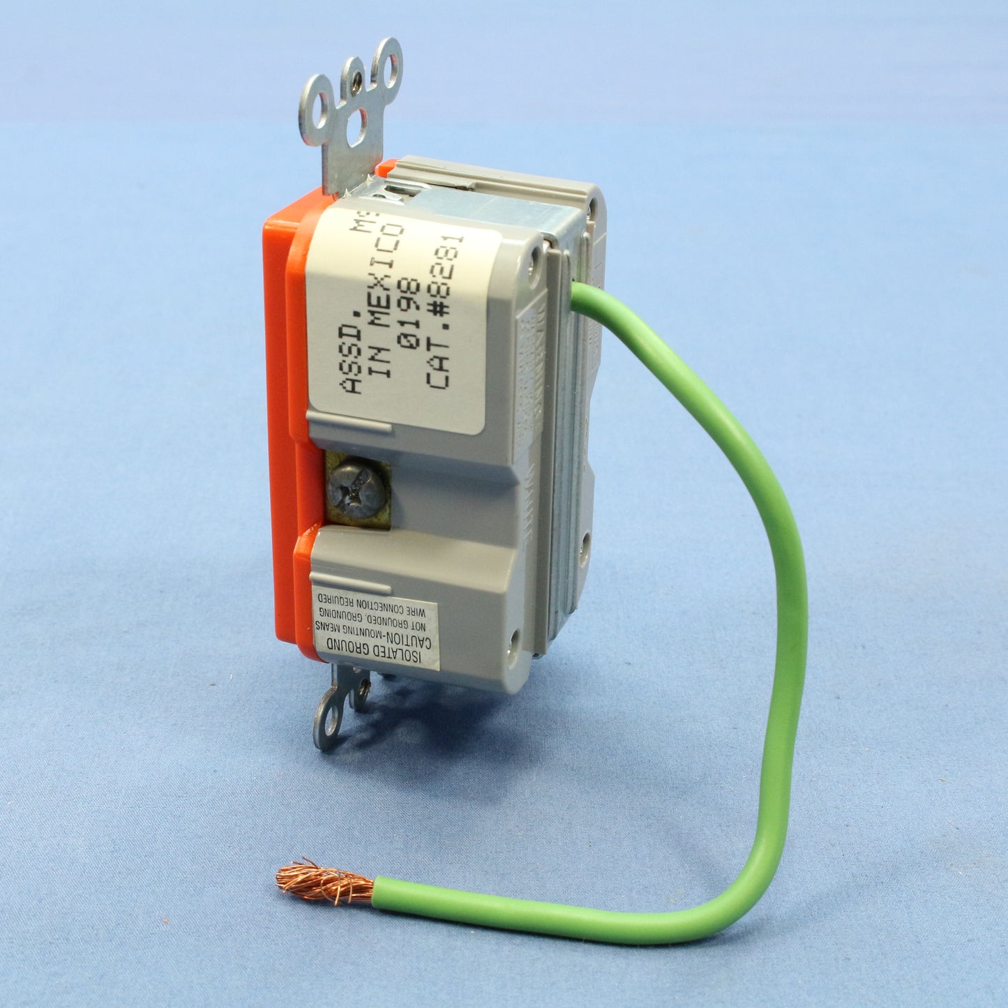 Leviton ORANGE Isolated Ground Hospital Surge Receptacle Outlet 15A 8281-IGO