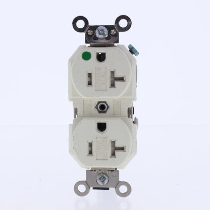 Leviton Almond Hospital Tamper Resistant Receptacle Duplex Outlet 20A 8300-SGA
