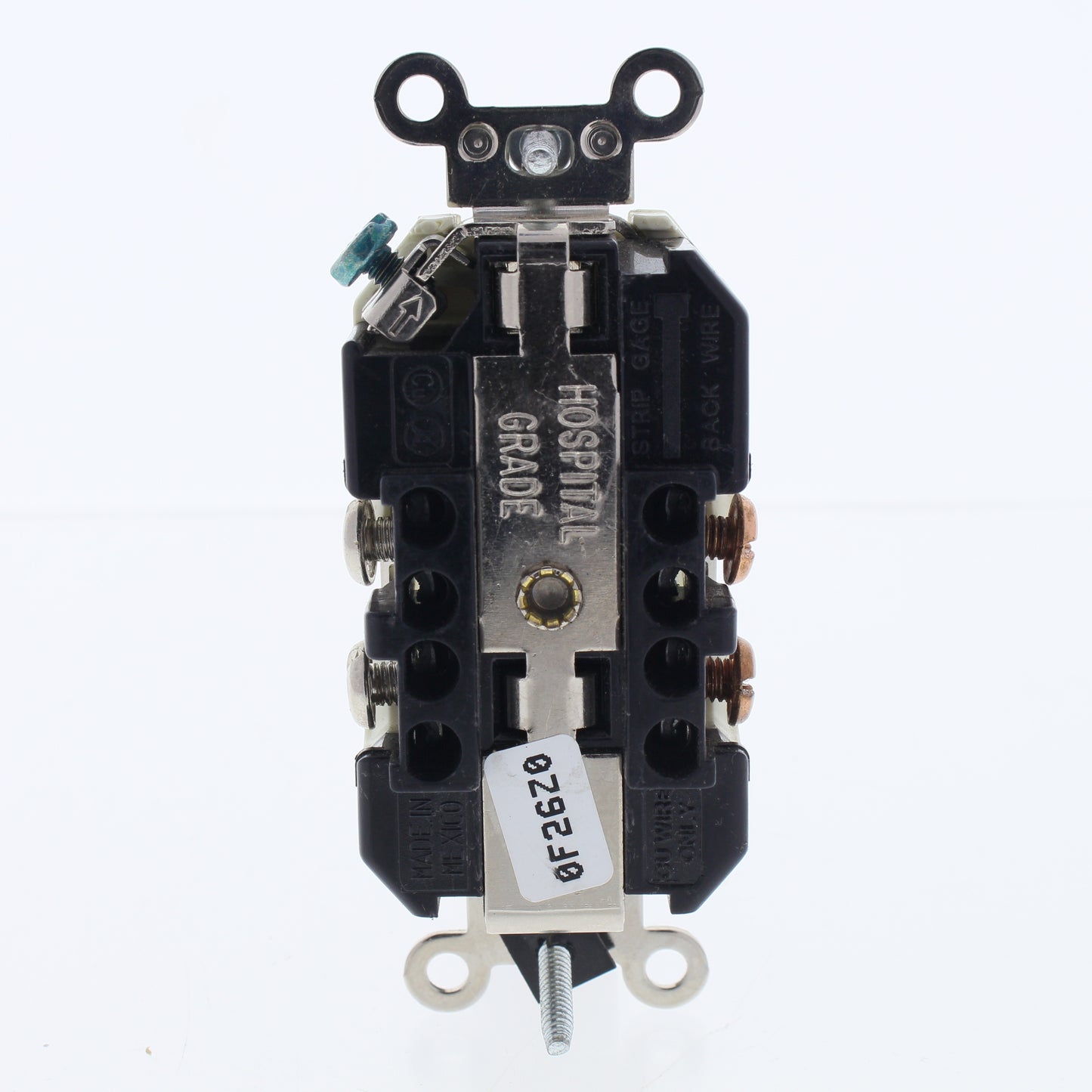 Leviton Almond Hospital Tamper Resistant Receptacle Duplex Outlet 20A 8300-SGA