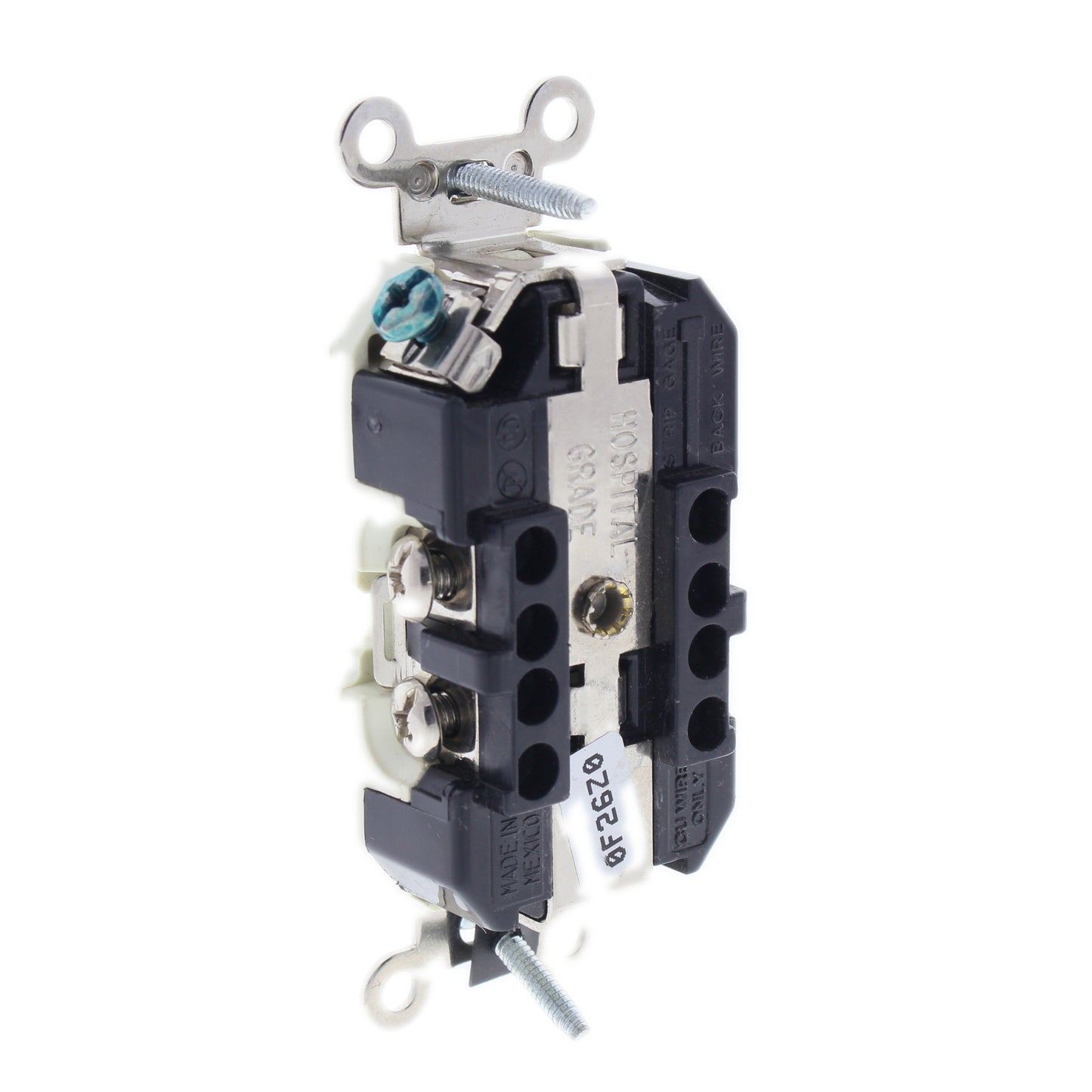 Leviton Almond Hospital Tamper Resistant Receptacle Duplex Outlet 20A 8300-SGA