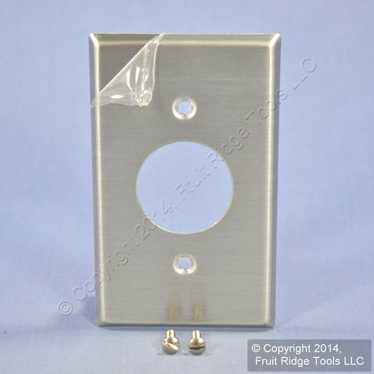 Leviton 83004 Aluminum 1-Gang Single 1.406" Outlet Wallplate Receptacle Cover