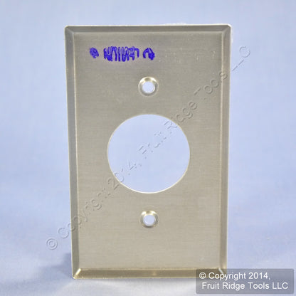 Leviton 83004 Aluminum 1-Gang Single 1.406" Outlet Wallplate Receptacle Cover