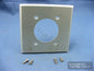Leviton Aluminum 2-Gang Dryer Range Welder Outlet Cover Wallplate 2.15 83026