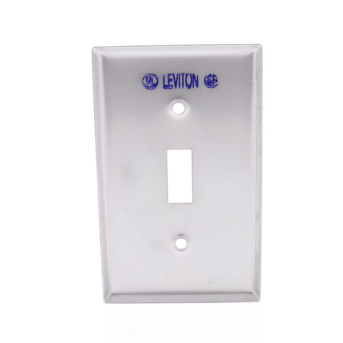 Leviton Non-Mag Stainless Steel 1-Gang Toggle Switch Cover Wall Plate 84001-40