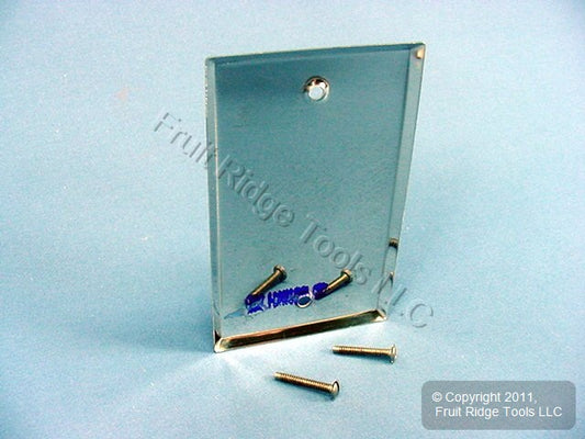Leviton 1-Gang Magnetic Type 430 Stainless Steel Blank Cover Wallplate 84014