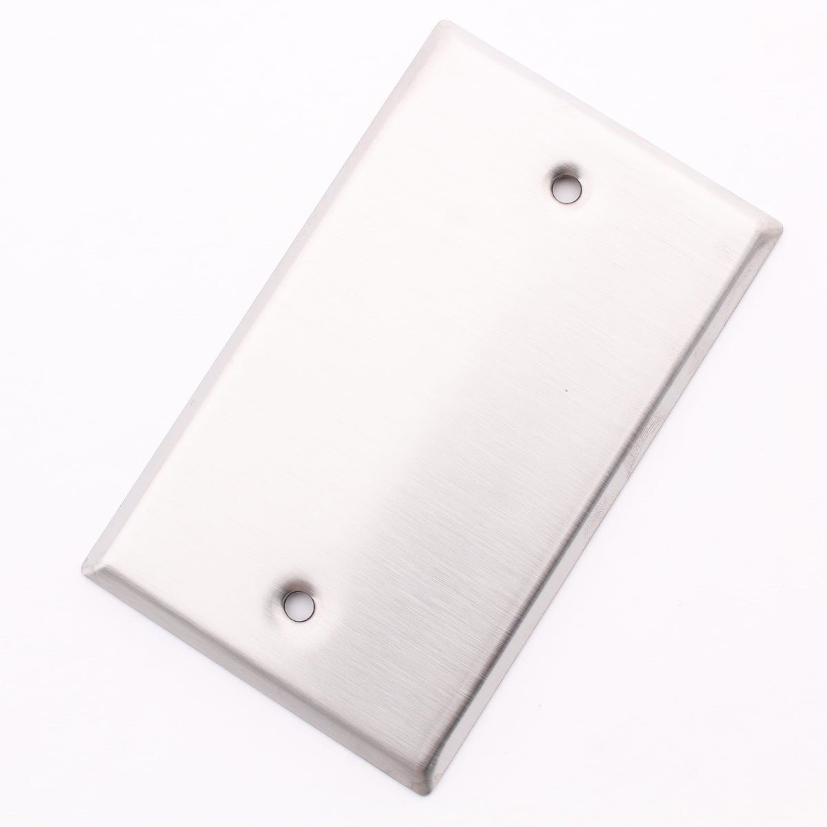 Leviton Scratched 1Gang Magnetic 430 Stainless Steel Blank Cover Wallplate 84014