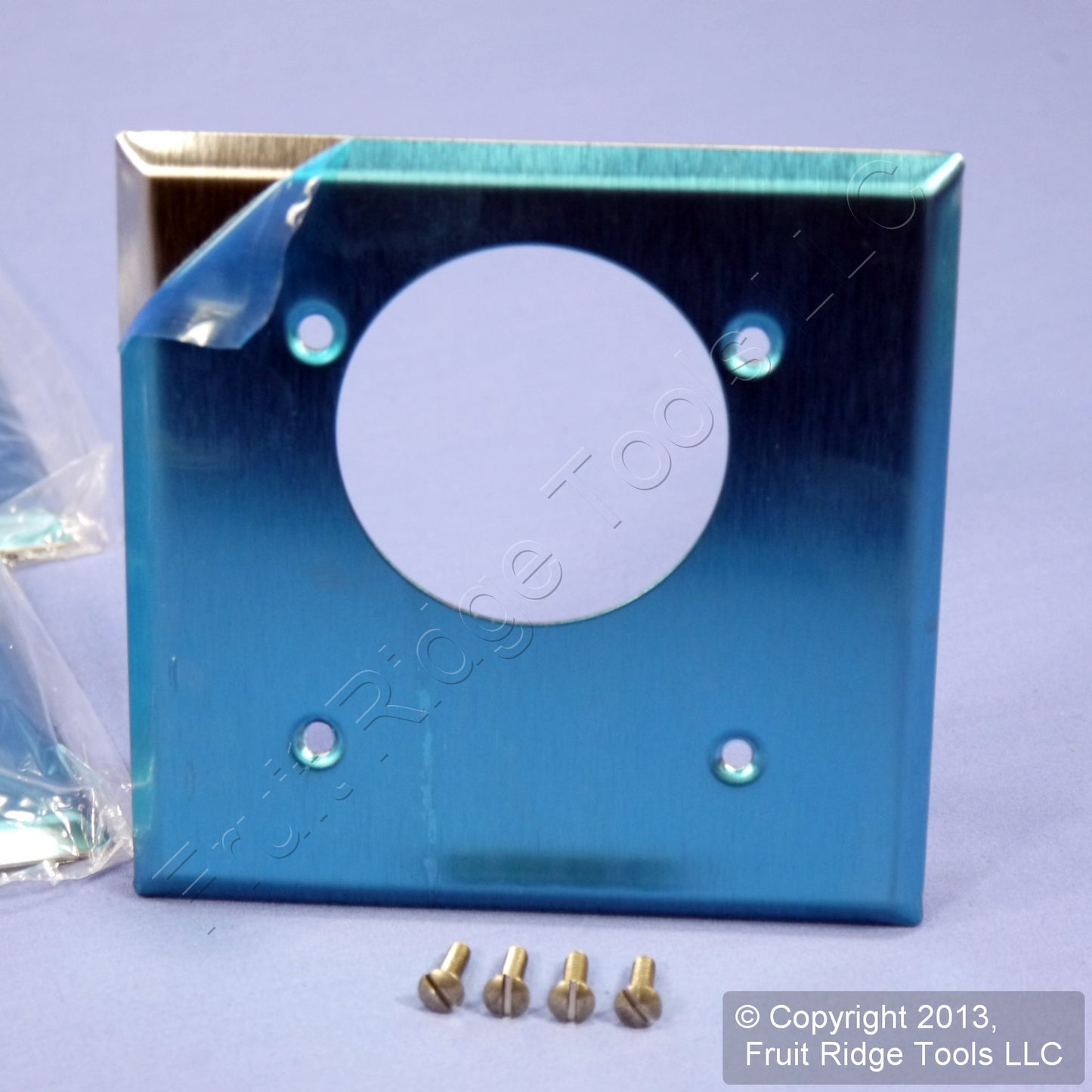 10 Leviton Stainless 2.15" Receptacle Wallplates Welder Dryer Range Oven 84022