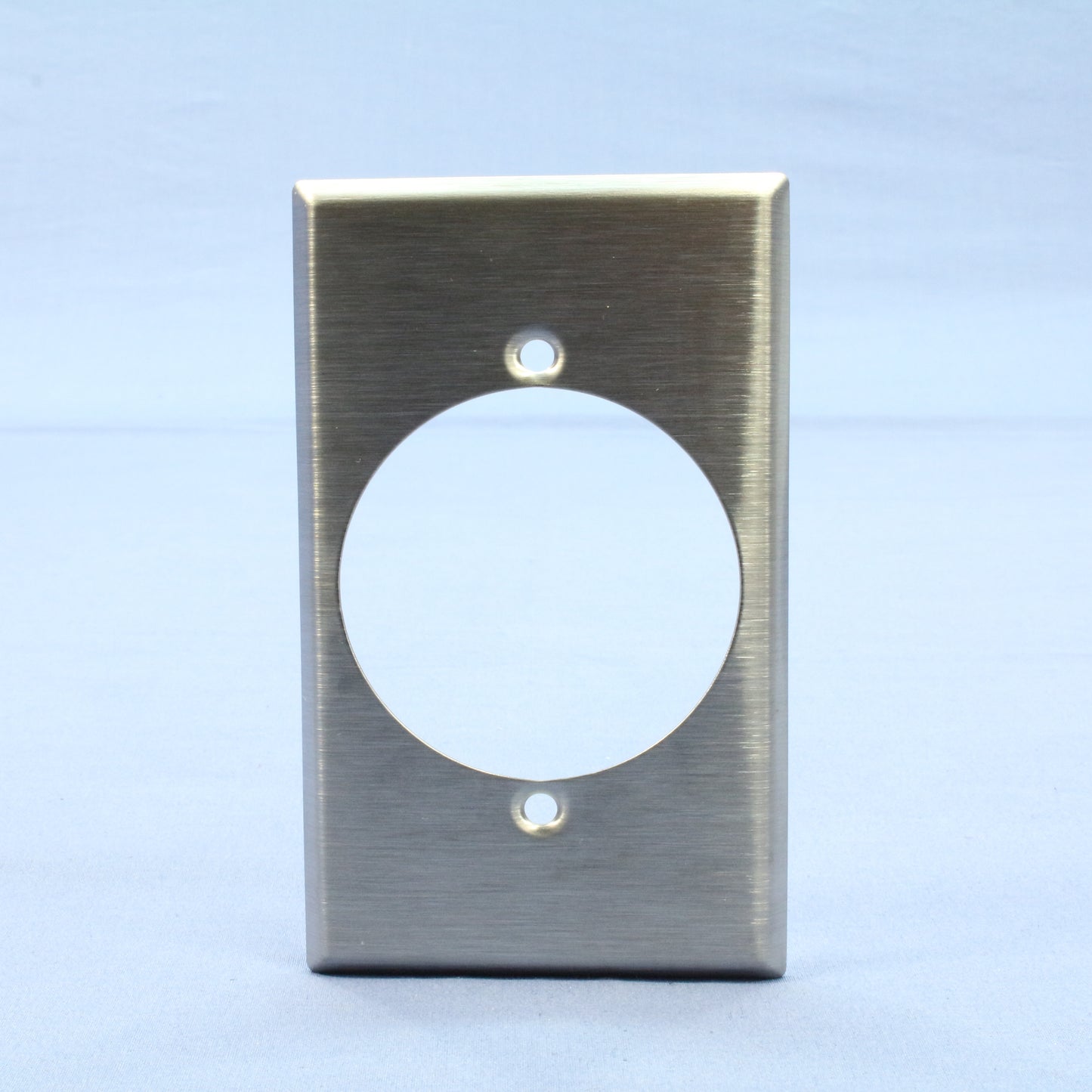 Leviton 84028 Stainless Steel 1G Dryer Range 2.15" Receptacle Wallplate Cover