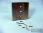 Leviton 2-Gang Non-Mag Stainless Phone Cable Wallplate