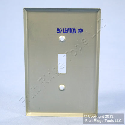 Leviton 84101-40 Stainless Steel Non-Magnetic 1-Gang Jumbo Toggle Switch Cover