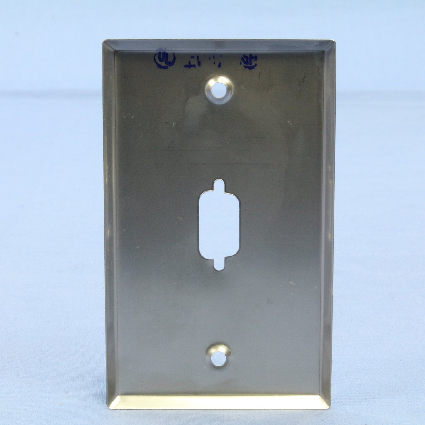 Leviton Non-Mag Stainless Steel Wallplate For DB9 Data Jack Connector 84441-40