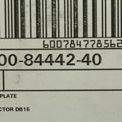 Leviton 84442-40 Non-Mag Stainless Steel Wallplate For DB15 Data Jack Connector
