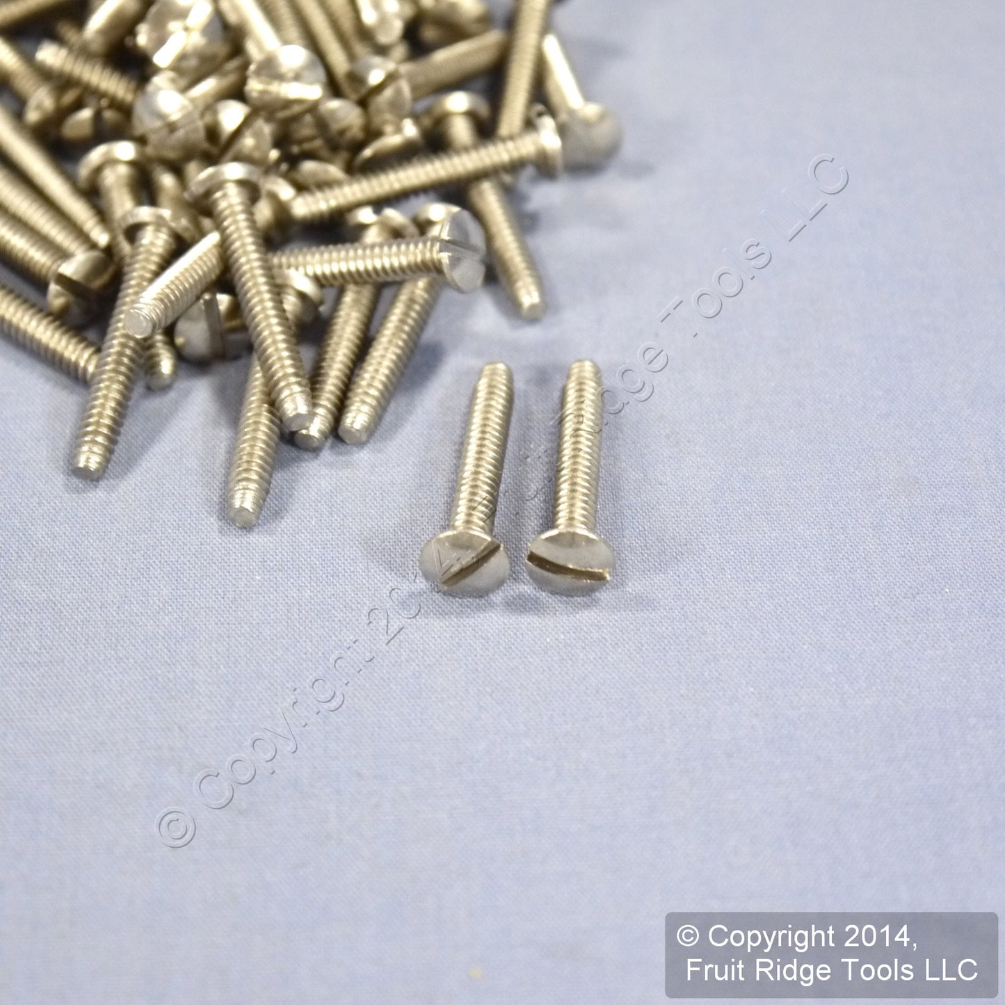 50 Leviton Stainless Extra Long 7/8" Wallplate OVAL Head 6-32 Screws 84500-PRT