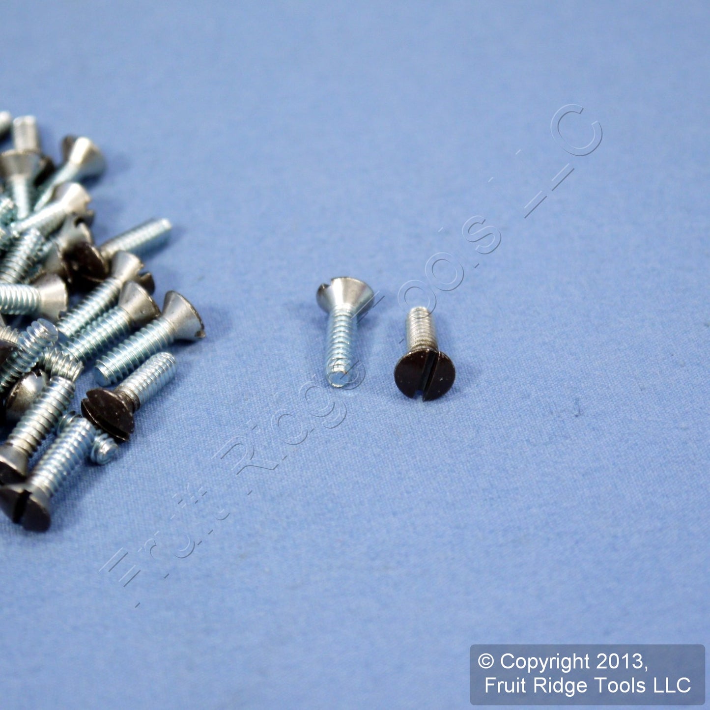 100 Leviton Brown 1/2" Wallplate Switch Cover Screws 6-32 Oval Head 85000-PRT
