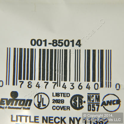 25 Leviton Brown 1-Gang Blank Thermoset Cover Plastic Wallplates Box Mount 85014