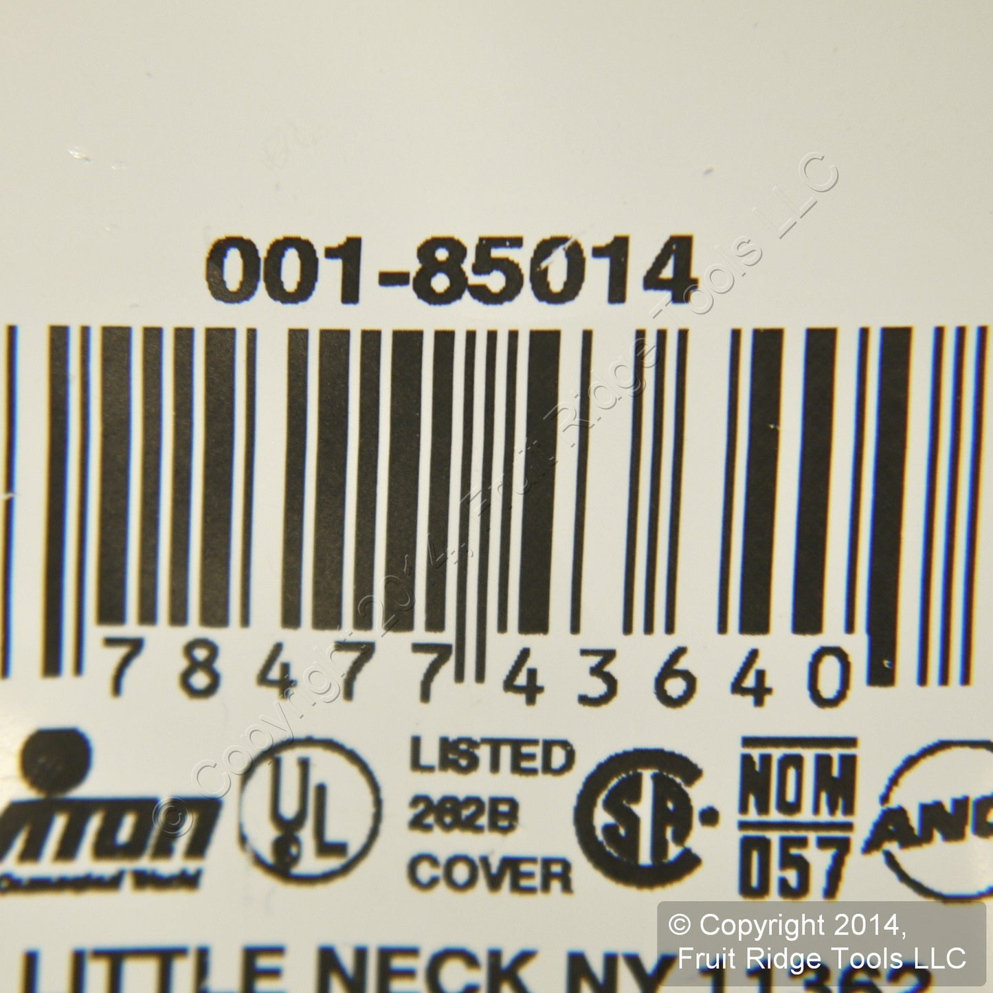 Leviton 85014 Brown 1-Gang Blank Plastic Standard Wallplate Cover Box Mount 50pc