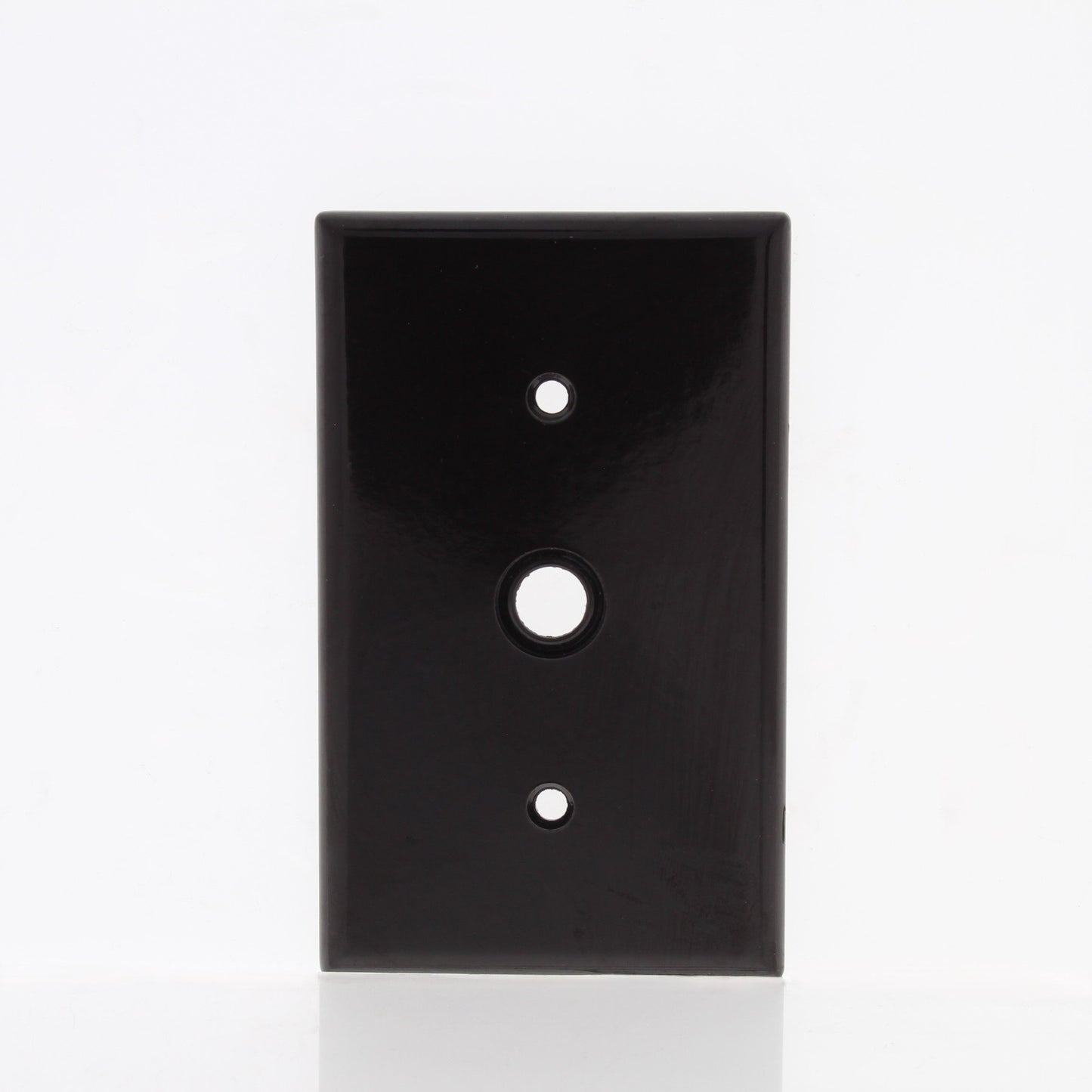 Leviton 85018 Brown Cable Wallplates Telephone 0.407"/0.625" Box Mount 10-Pack