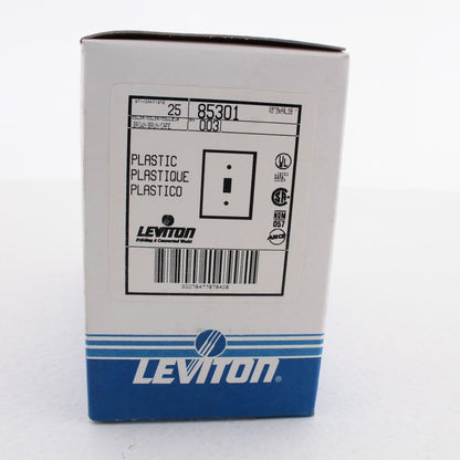 Leviton 85301 Brown X-Deep Toggle Switch Cover Wall Plates Switchplates 25-Pack