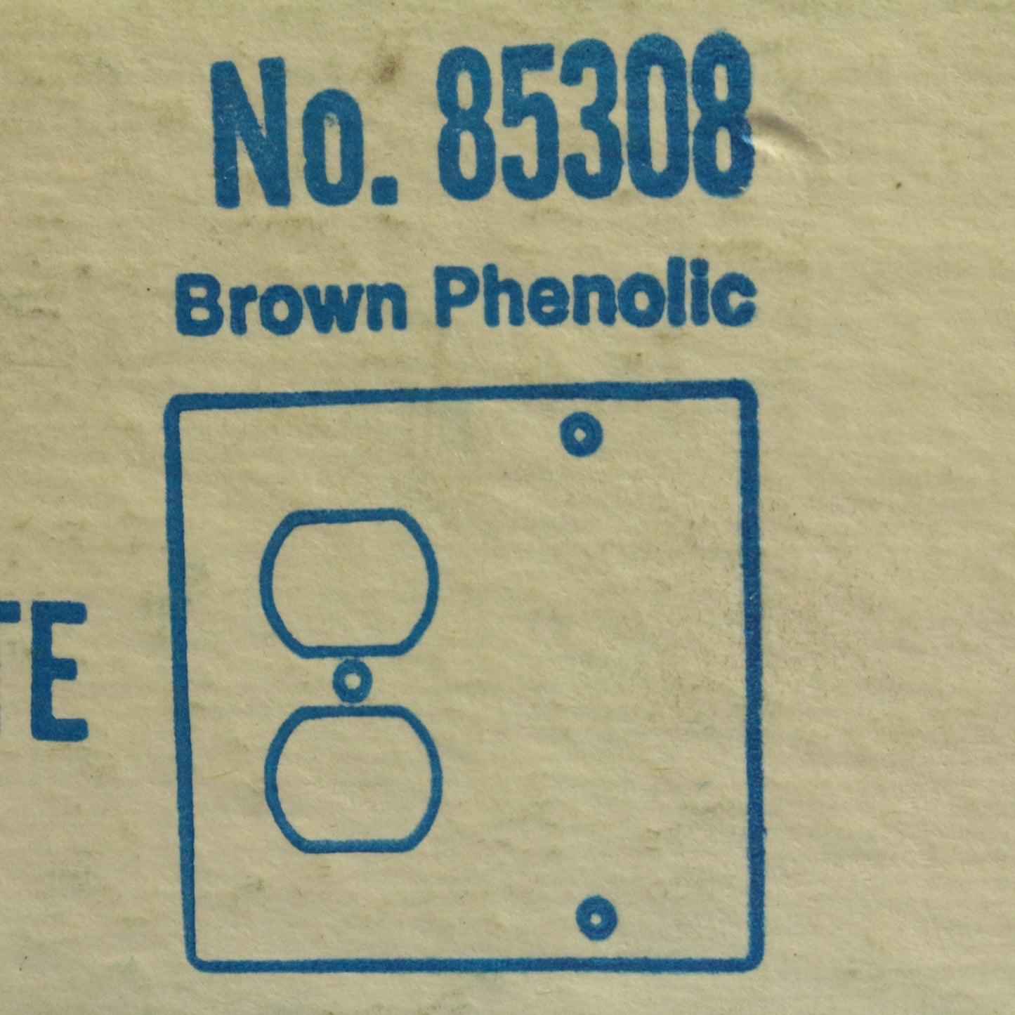 Leviton 85308 Brown 2-Gang Blank Duplex Plastic X-Deep Wallplate Box Mount 25pcs