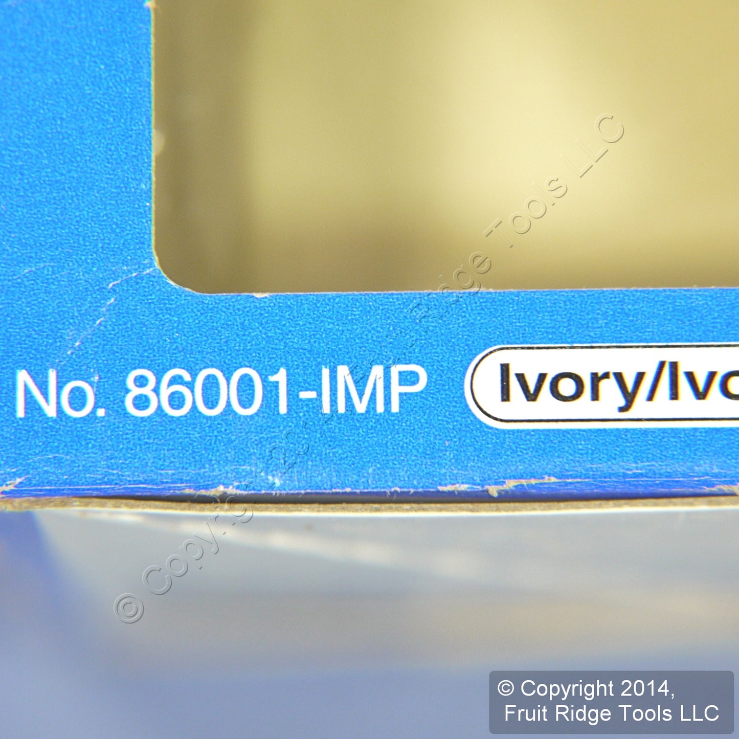 Leviton 86001 Ivory 1-Gang Toggle Switch Plastic Standard Wallplate Covers 10pcs
