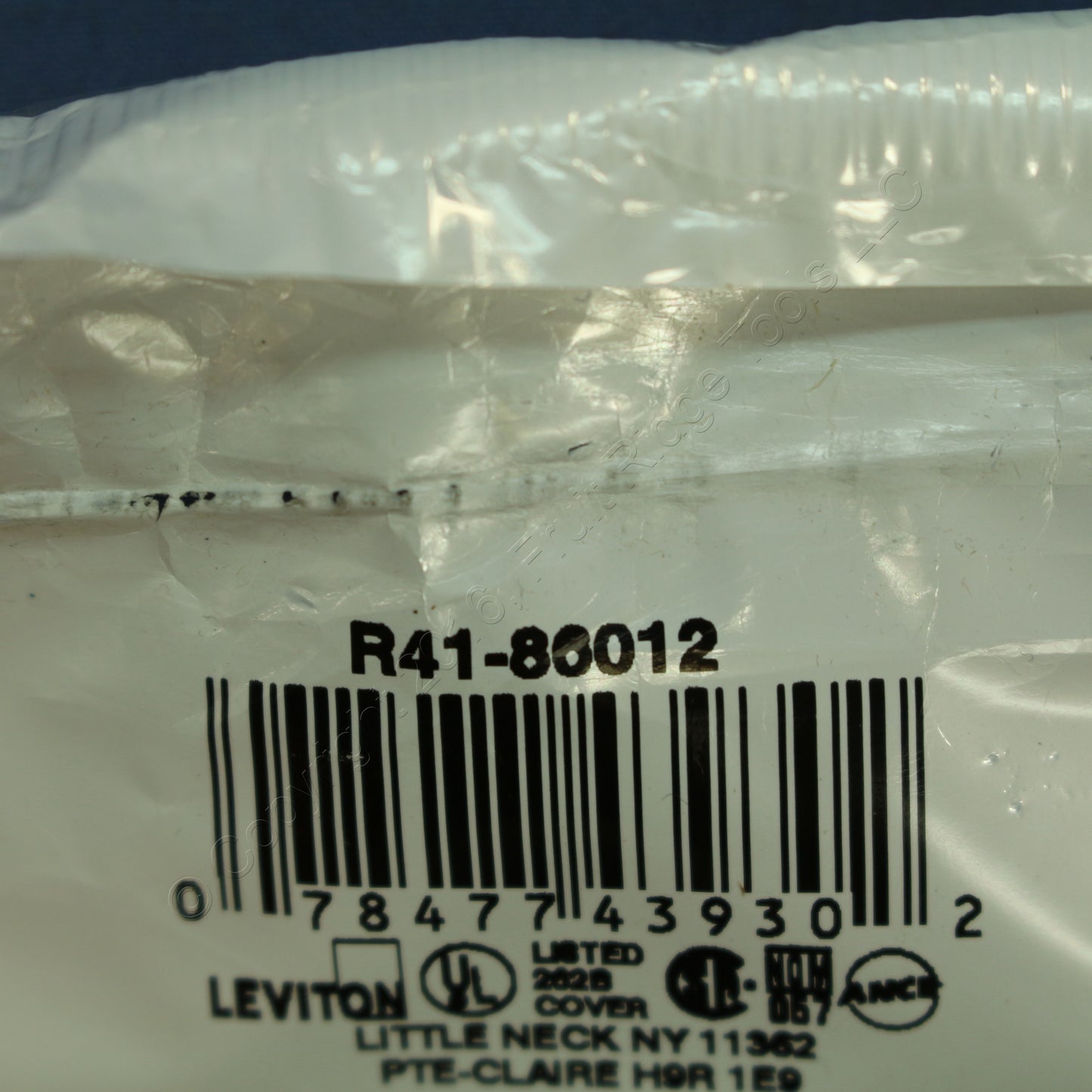 Leviton 86012 Ivory 4-Gang Toggle Switch Plastic Standard Wallplate Covers 20pcs
