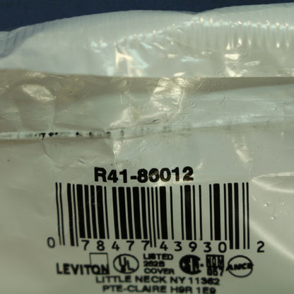 Leviton 86012 Ivory 4-Gang Toggle Switch Plastic Standard Wallplate Covers 20pcs