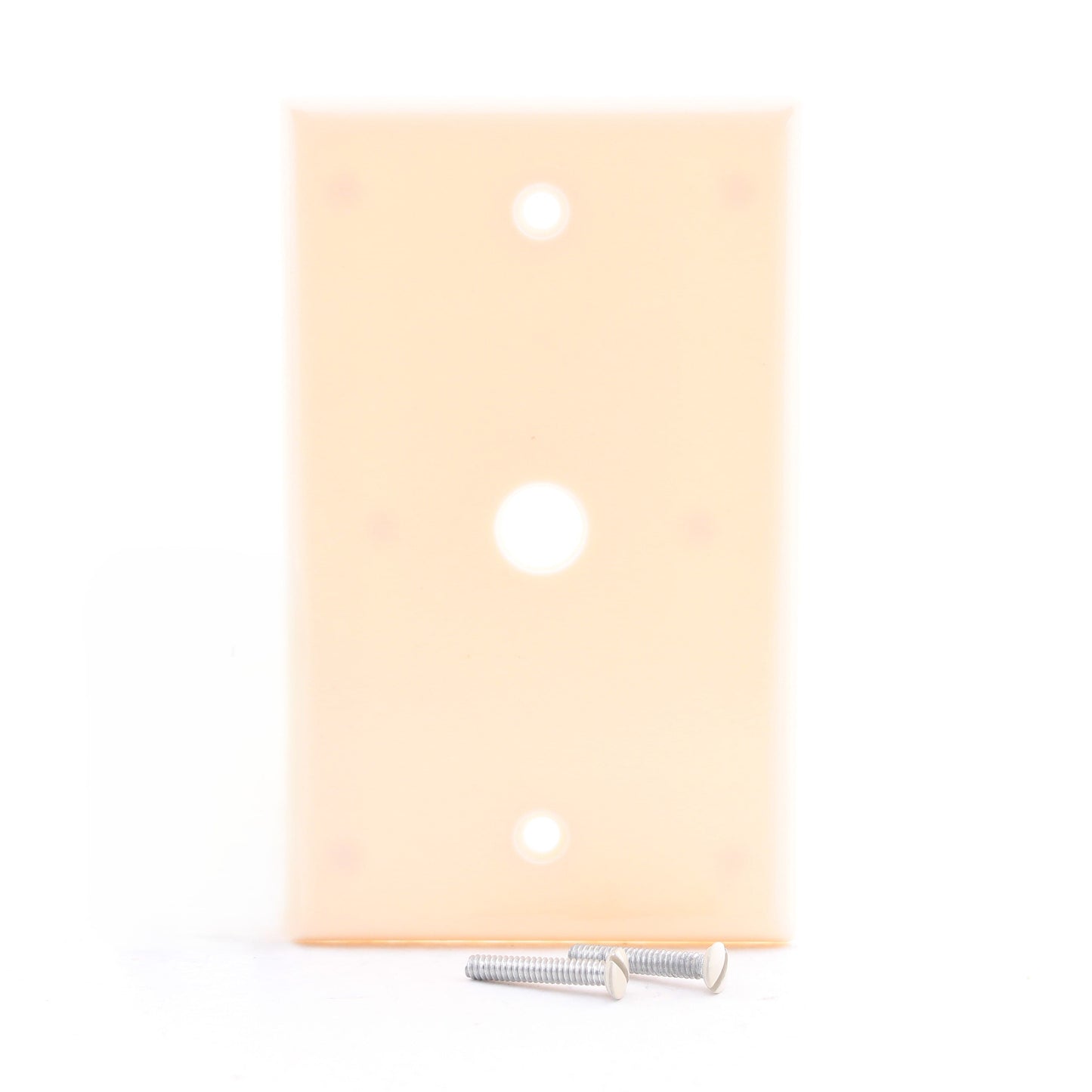 Leviton 86013 Ivory 1-Gang Phone .406" Plastic Wallplate Cover Box Mount 15pcs