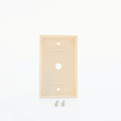 Leviton 86013 Ivory 1-Gang Phone .406" Plastic Wallplate Cover Box Mount 15pcs