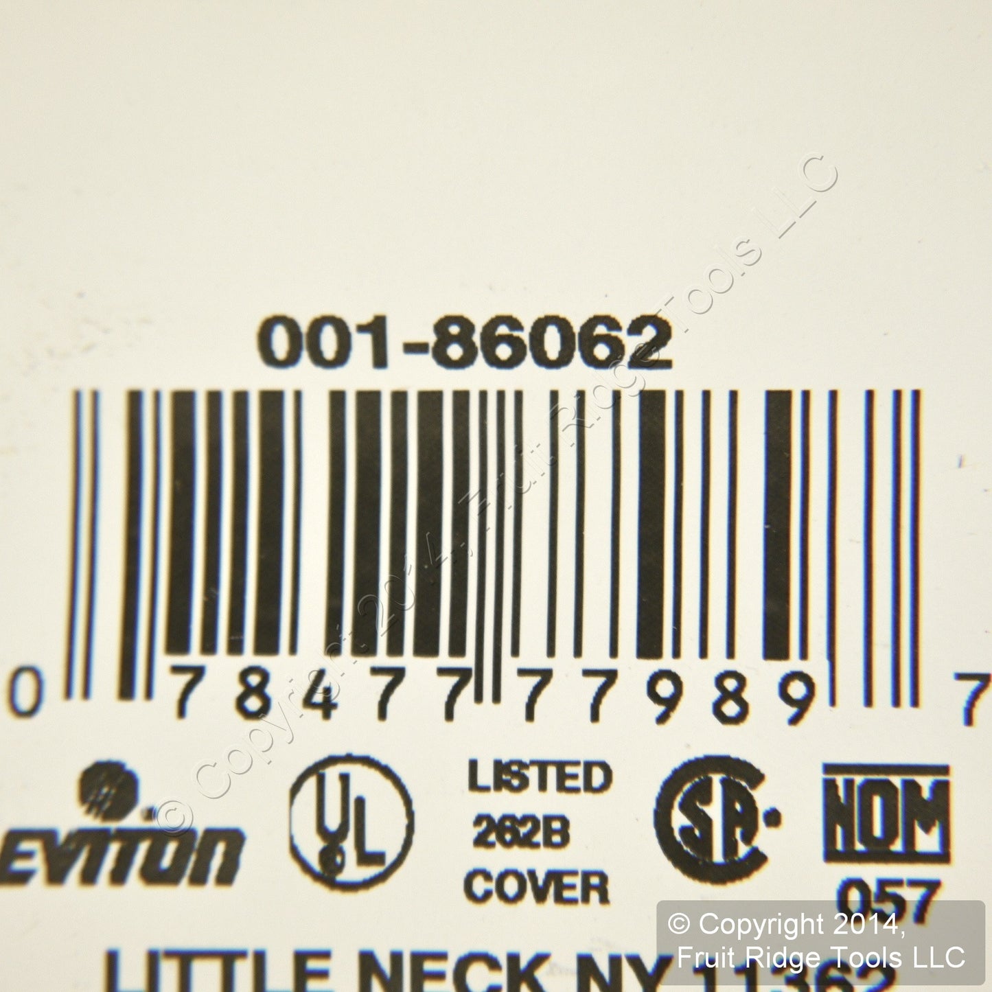 Leviton 86062 Ivory 2-Gang 2-Phone .406" Hole Plastic Wallplate Cover Box Mount
