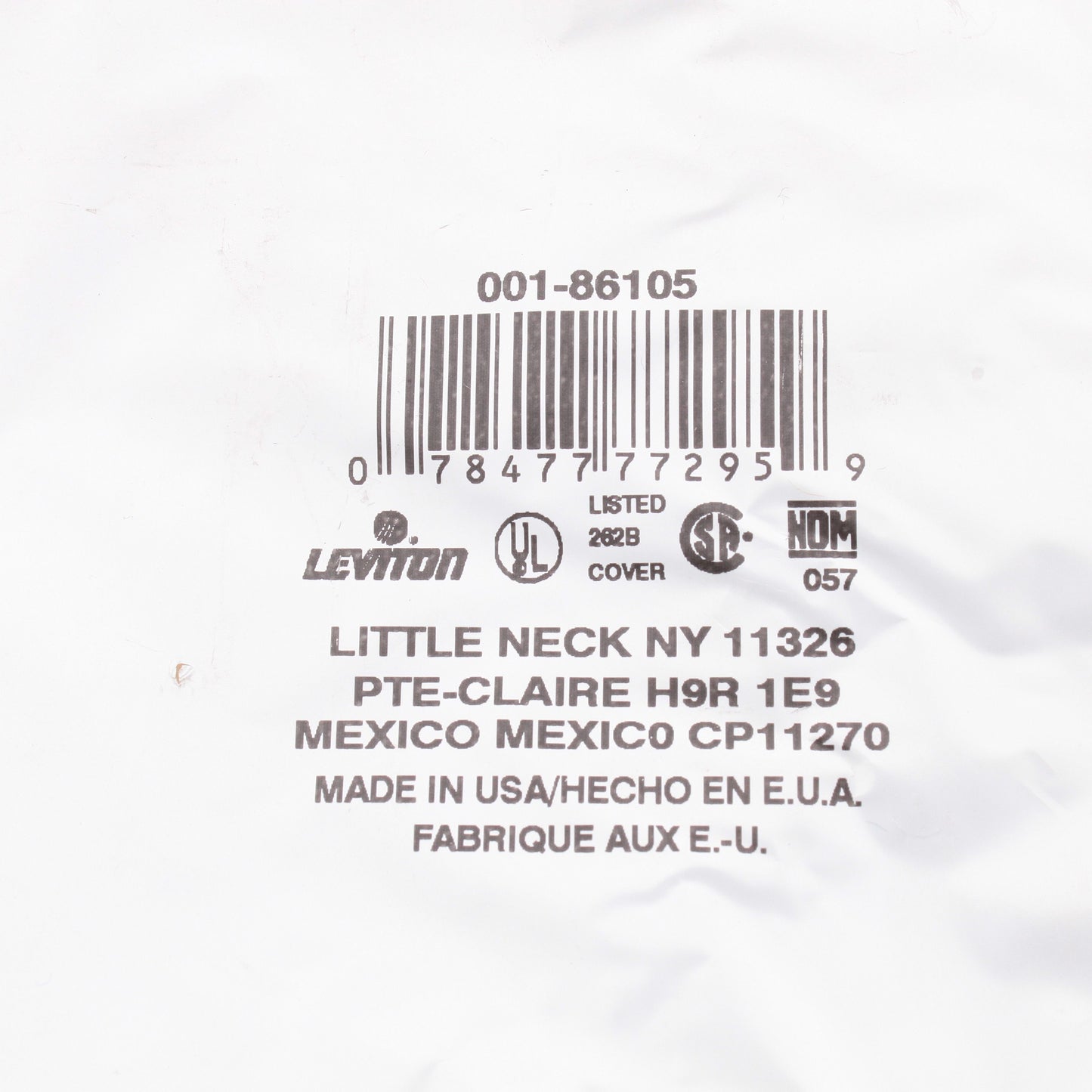 Leviton Oversize Ivory 2-Gang Switch Receptacle Wallplate Outlet Jumbo Cover