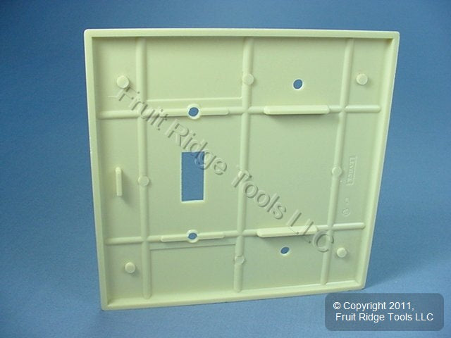 Leviton Oversize Ivory Blank Switch Cover Jumbo Wall Plate 86106