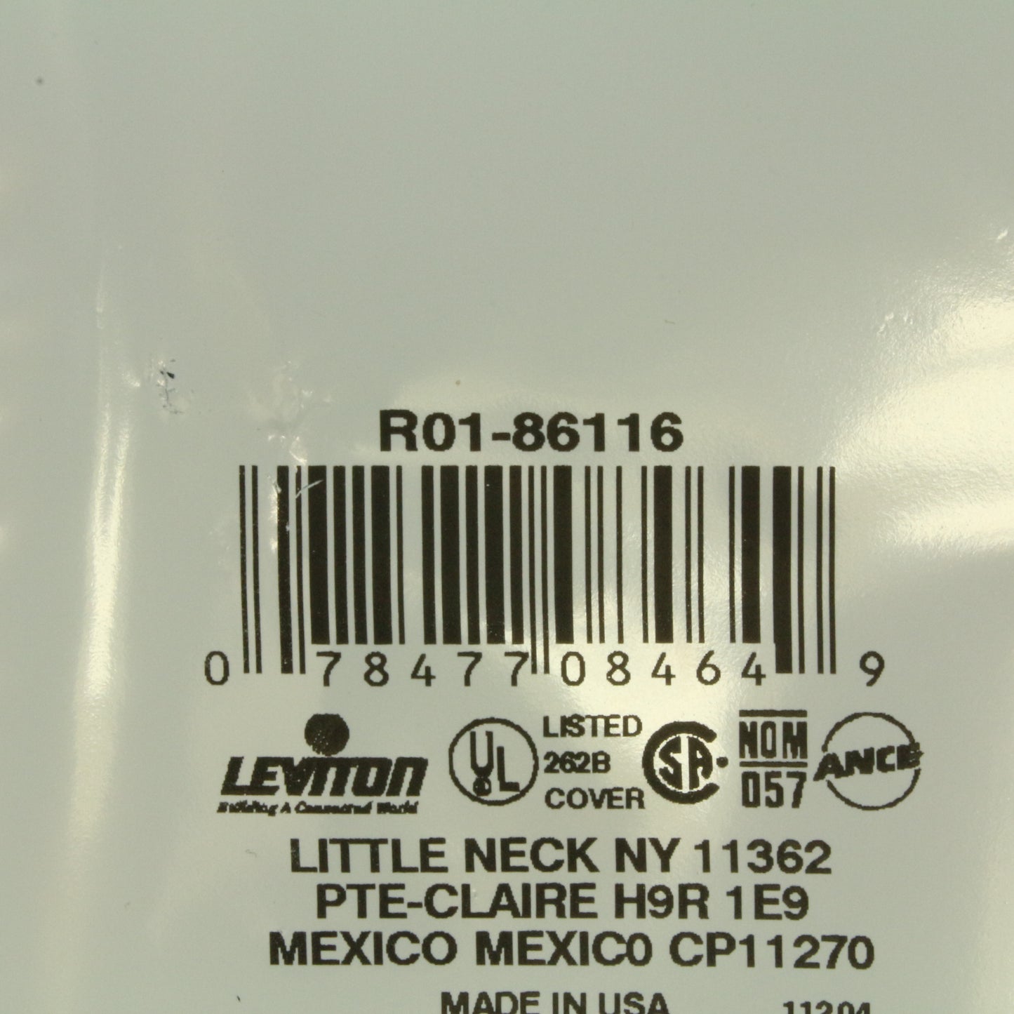 Leviton Ivory Oversize 2-Gang Receptacle Wallplate Duplex Outlet Cover 86116