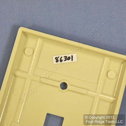 Leviton 86301 Ivory 1-Gang Plastic Toggle Switch X-Deep Wallplate Cover Plate